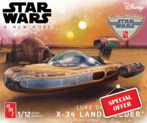 AMT Star Wars: A New Hope Land Speeder 1:12 Scale Model Ki