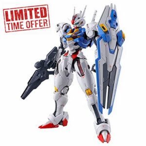 Bandai Hobby 1/100 FM Gundam Aerial The Witch from Mercury Model                                                          Full Mechanics Gundam Model Kit - 1/100 Scale Gunpla - Snap-Fit Assembly No Glue Hobby Kit - Highly Detailed Poseable