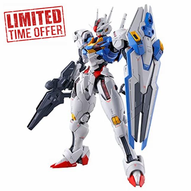 Bandai Hobby 1/100 FM Gundam Aerial The Witch from Mercury Model                                                          Full Mechanics Gundam Model Kit - 1/100 Scale Gunpla - Snap-Fit Assembly No Glue Hobby Kit - Highly Detailed Poseable