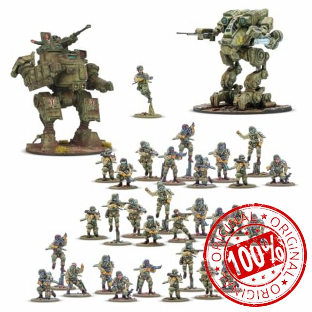 Warlord Games Konflikt 47 United States Starter Army 28mm Miniatures                                                          United States Rapid Deployment Force - Highly Detailed 28mm Scale Miniatures