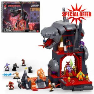 Mattel Brick Shop Masters of the Universe Clash at Snake Mountain                                                          Building Set
