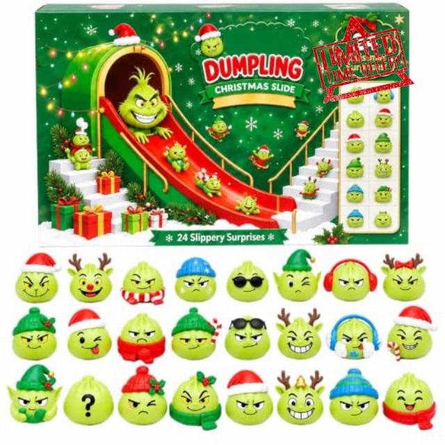 Squishy Advent Calendar 2026，Christmas 24 Days Squishy Countdown Toy                                                          24 Days Countdown Calendar