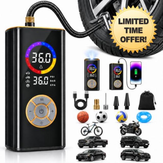 Car Tyre Inflator Air Compressor