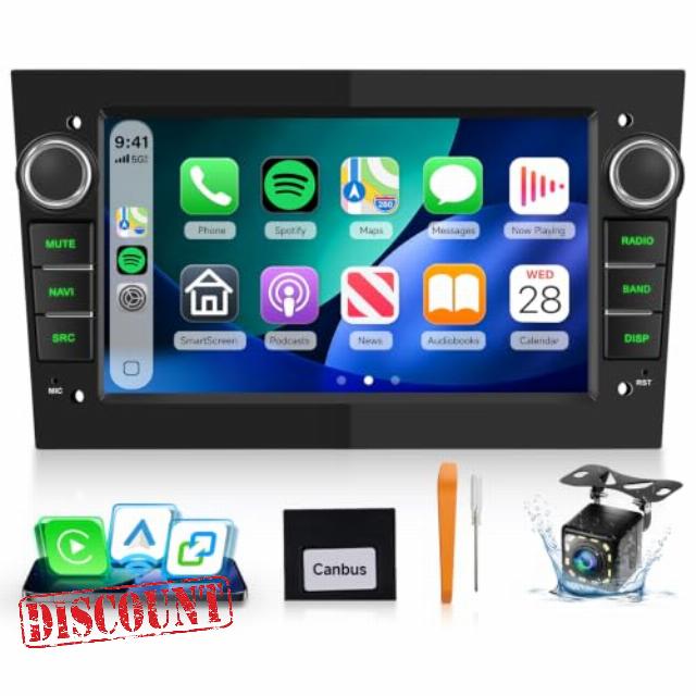 Car Stereo Radio for Vauxhall Corsa Astra Vivaro Zafira AM/FM/RDS