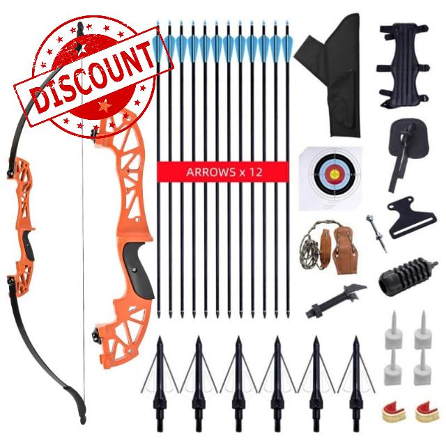 Recurve Bow and Arrows Set