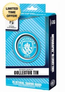 Topps Collector Tin Manchester City 2026/27                                                          35 Cards Per Tin