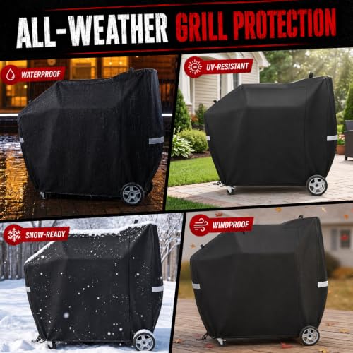 900 600D Digital Charcoal Grill Cover