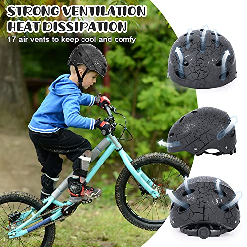Adjustable Breathable Multi-Sport Helmet for Boys Girls Ages 5-14