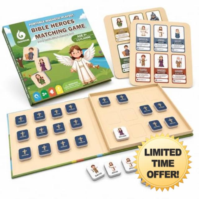 Travofun Magnetic Bible Matching Game