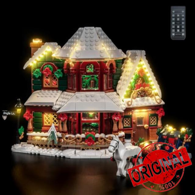 BrickBling Remote Control Light Set compatible with Lego Holiday House                                                          (No Model)