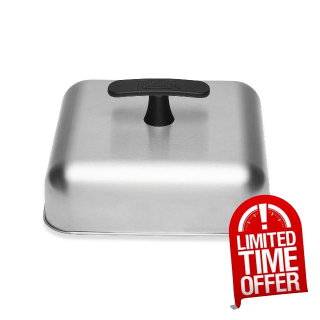 Weber Basting Dome                                                          Stainless Steel Rim