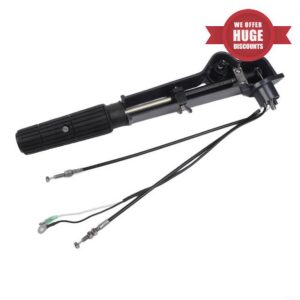 Tiller Arm Steering Handle Assembly For 9.9hp 15hp F6 F8 F9.9 Outboard Engines Compatible With 63v-w0084-00 Robust Metal Build Smooth Control Direct Fit Silve