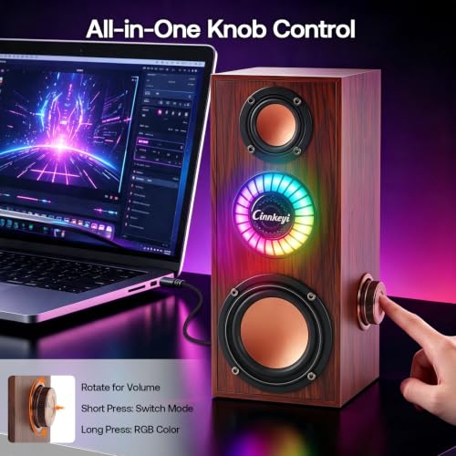 USB Plug-and-Play Bluetooth 6.0 Speakers for Desktop