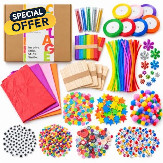 Hawksbill TutorCraft Creative Craft Kit 3000+ Compendium Arts and Craft Se