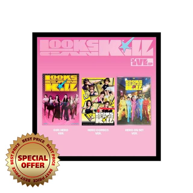 IVE Looks Can Kill EP Album+Pre-Order Gift (HERO ON SET ver.)