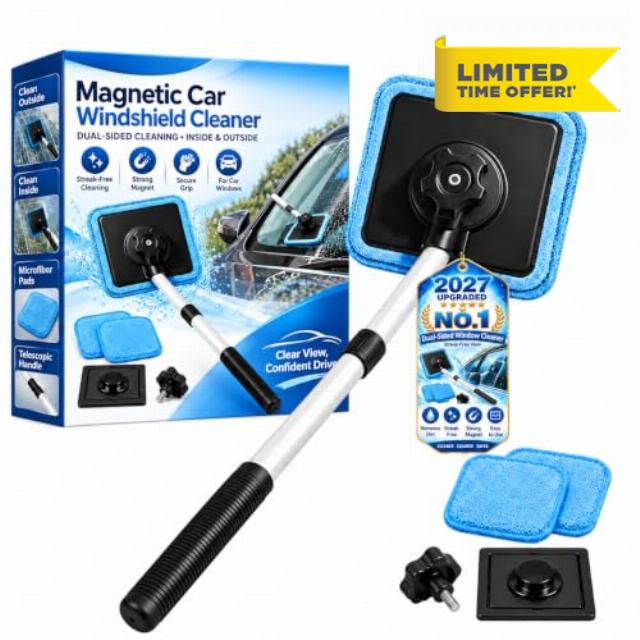 2027 Upgraded Dual Magnetic Car Windshield Cleaner