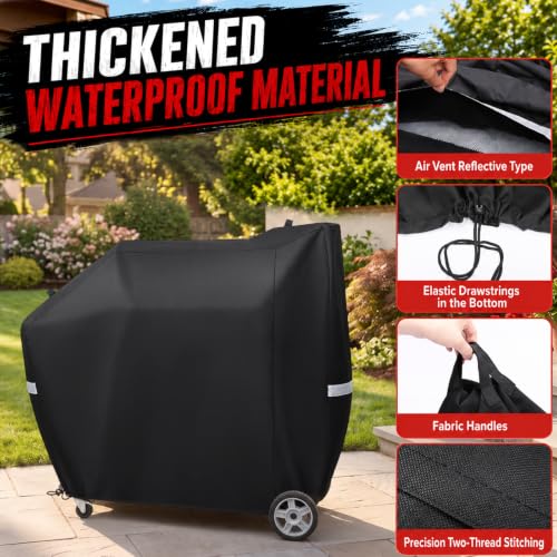Waterproof & Heavy Duty Smoker Cover