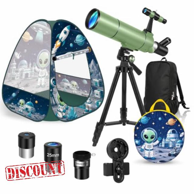 UncleHu 80/500mm Telescope for Adults Beginners
