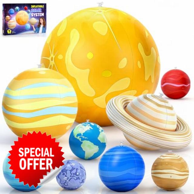 Inflatable Solar System Planet Set