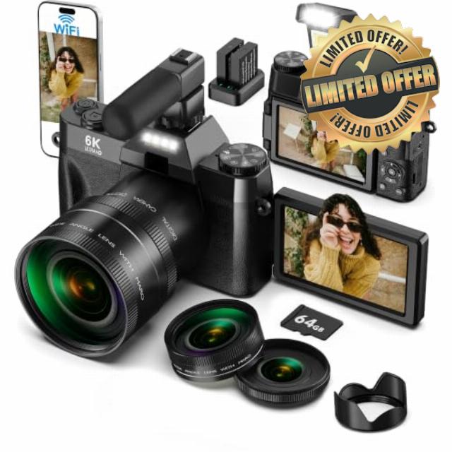Longyi 6K Digital Camera 64MP