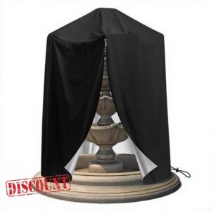 Weatherproof Fountain Cover 40x50in Heavy Duty                                                          Heavy duty 210D Oxford