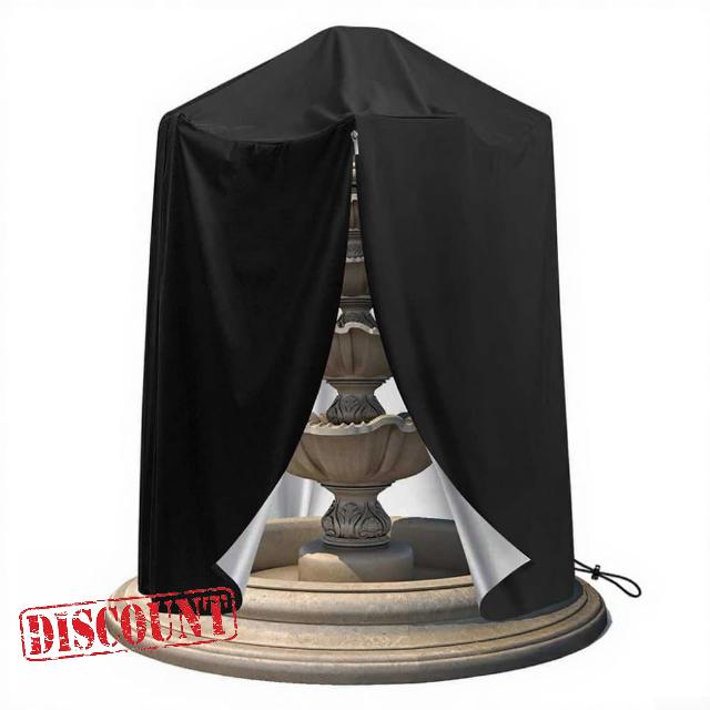 Weatherproof Fountain Cover 40x50in Heavy Duty                                                          Heavy duty 210D Oxford