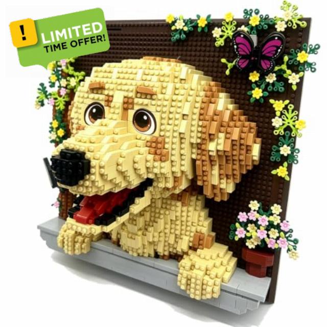 Dog Building Blocks Set