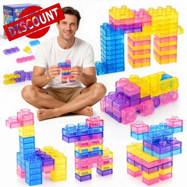 Jelly Building Blocks for Adults – Creative 3D Construction Set