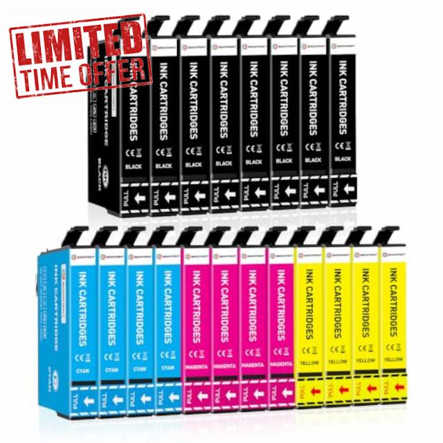 20-Pack Compatible 604XL Ink Cartridge Multipack for Epson 604 XL                                                          Compatible with Epson Expression Home XP-2200 XP-2205 XP-3200 XP-3205 XP-4200 XP-4205 WF-2910 WF-2930 WF-2935 WF-2950 XP22