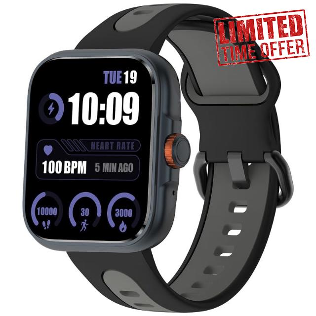 Delpinwat Swimming Smartwatch (Black)
