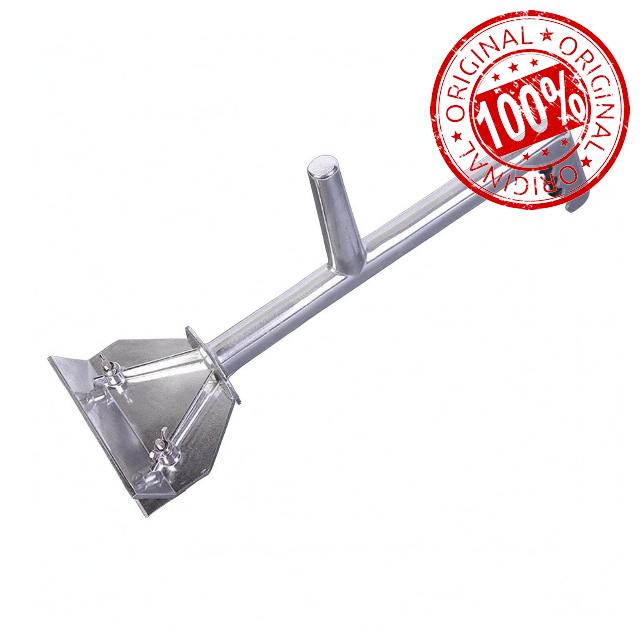 KESOTO Long-Handled Barbecue Cleaning Tool Aluminum Alloy Grill Easy to Clean Kitchen Tool for Outdoor Kitchens