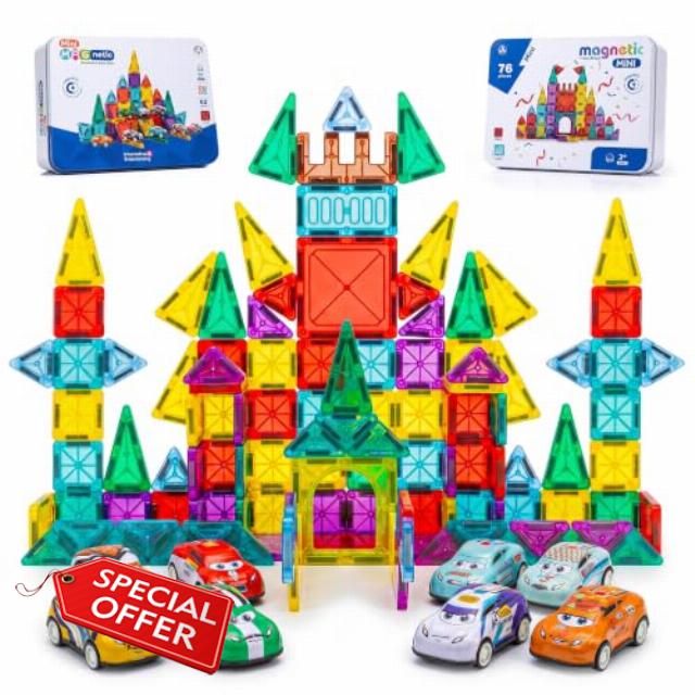 KATYBELLA Magnetic Building Blocks Tiles Set
