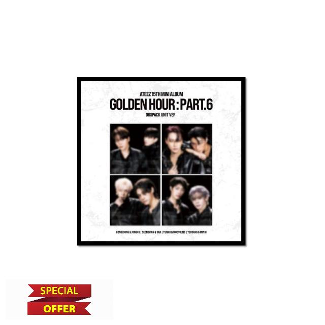 ATZ ATEEZ GOLDEN HOUR : Part.6 [Unit Digipack 4 Ver Set] 15th Mini Album