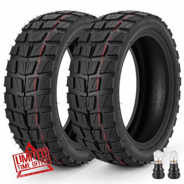 2Pcs 10x2.75-6.5 Scooter Tire Off Road 10 Inch Scooter Tyres