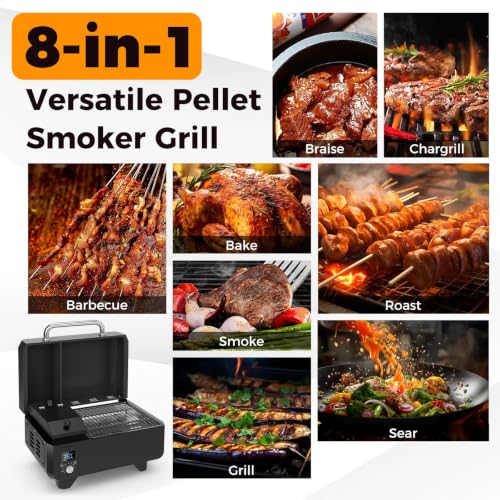 8-in-1 Tabletop Grilling Stove for RV Camping