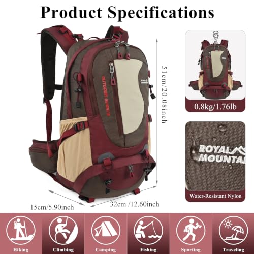 Waterproof Travel Rucksack with Shoe Compartment