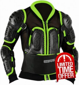Kids Deflactor Body Armour Jacket for Enduro MX Motocross Offroad Motorcycle
