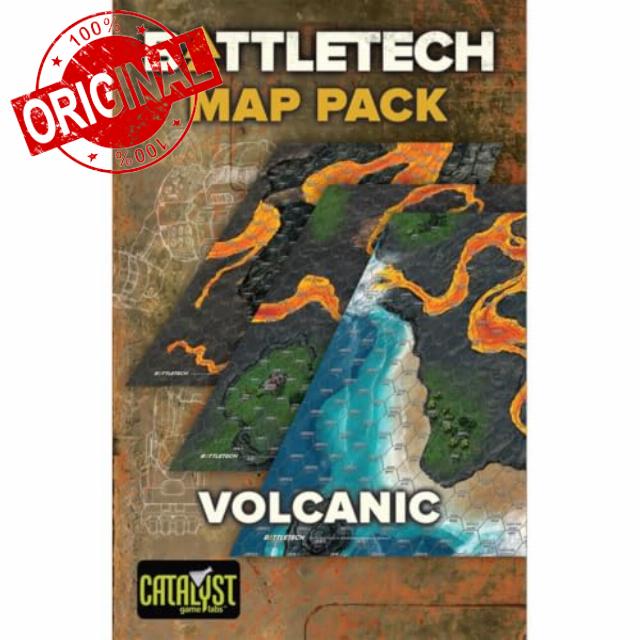 Catalyst Game Labs BattleTech: Map Pack - Volcanic Map Set                                                          8 double-sided maps 18 x 22 inches