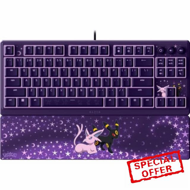 Razer Ornata V3 Tenkeyless Pokémon Espeon & Umbreon Edition - Compact