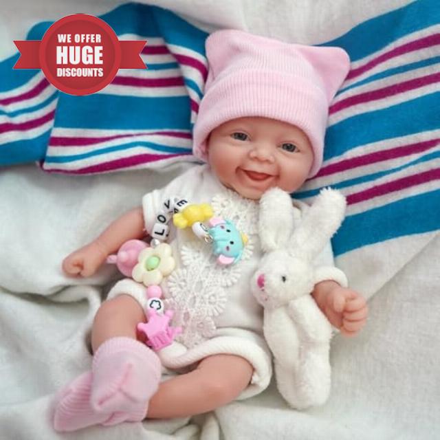 7 Inch Mini Silicone Baby