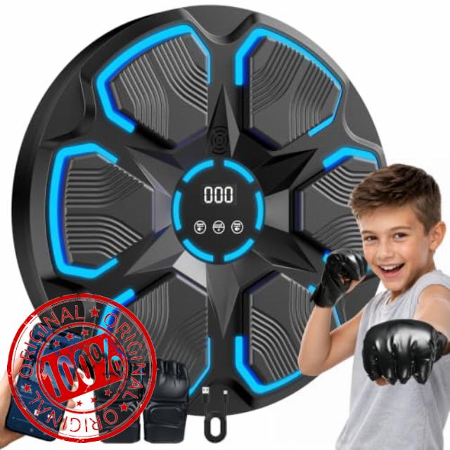 Music Boxing Machine Punching Machine with Boxing Gloves Kids & Adults                                                          11 Modes & 9 Speeds