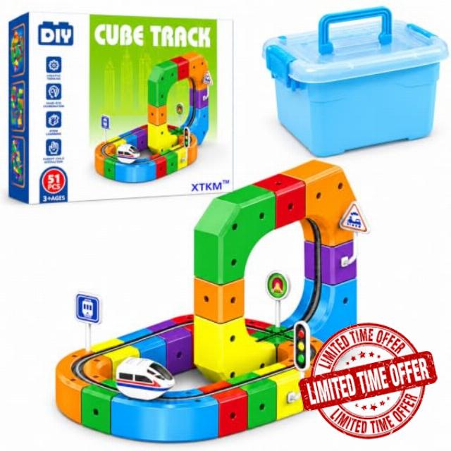 Magic Rail Cube Track Kids Toy