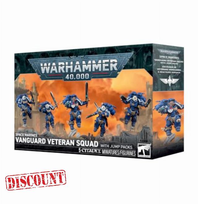 Games Workshop - Space Marines: Vanguard Veteran Squad with Jump Packs                                                          Warhammer 40
