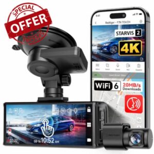 REDTIGER 4K STARVIS 2 Dashcam Front Rear