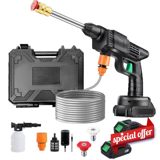 Cordless Pressure Washer With 2 Batteries