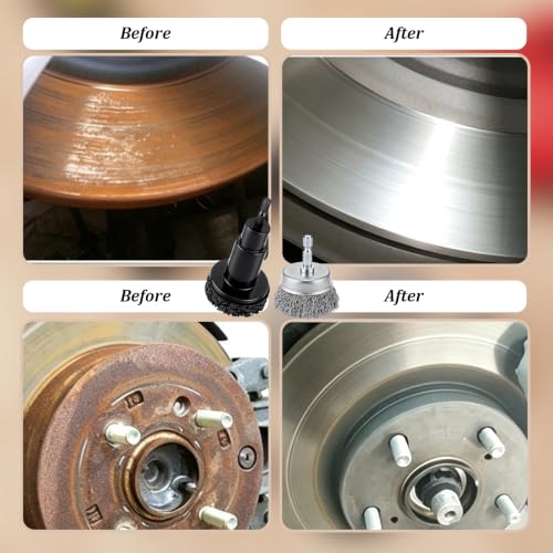 rotors and lug areas