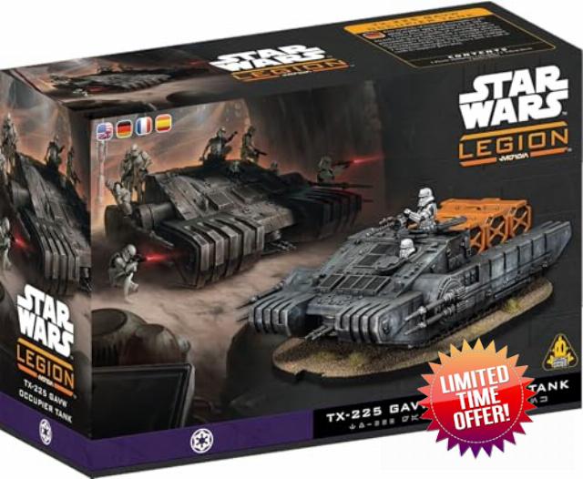 Asmodee | Star Wars: Legion - TX-22r GAVw Occupier Tank | Miniatures Game | Ages 14+ | 2 Players | 90 Minutes Playing Time