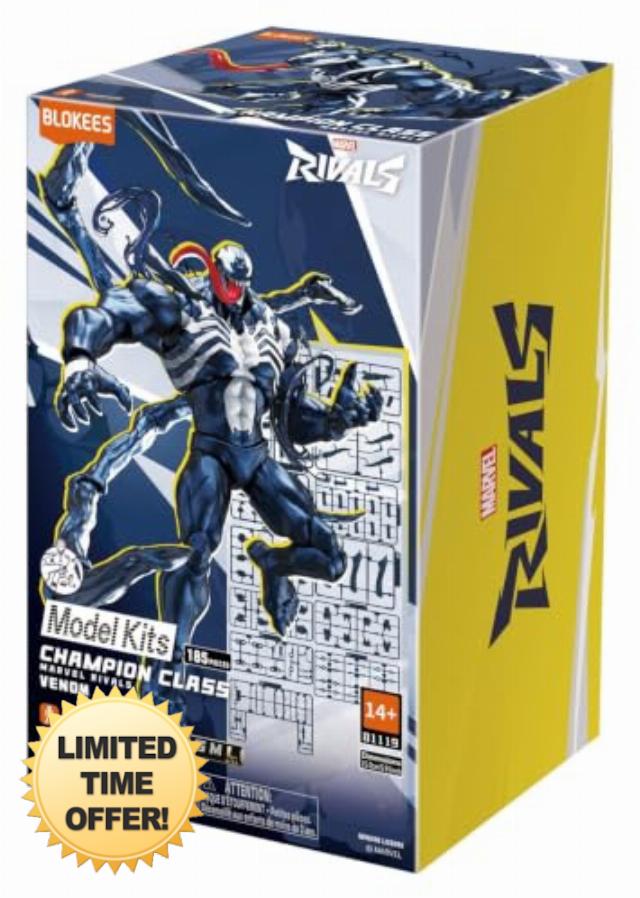 Blokees Marvel Rivals Venom Champion Class Model Kit                                                          Model kit for fans aged 14 and up