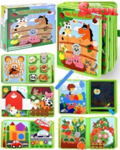 Meafeng Toddler Busy Board
