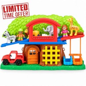 Zoo Playset for Kids with Animals